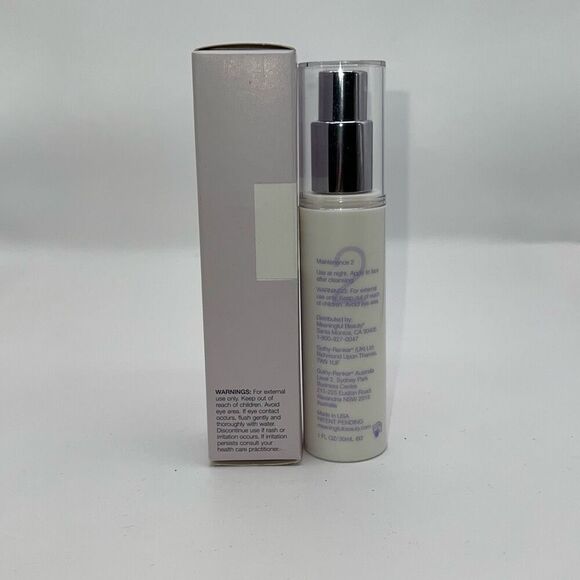 Meaningful Beauty Maintenance 2 Night Fluide by Cindy Crawford 1 oz New Unused - Picture 3 of 6